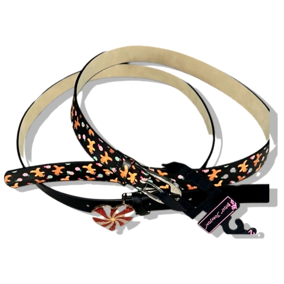 Betsey Johnson Set of 2 Holiday Belts Women - Picture 3 of 5